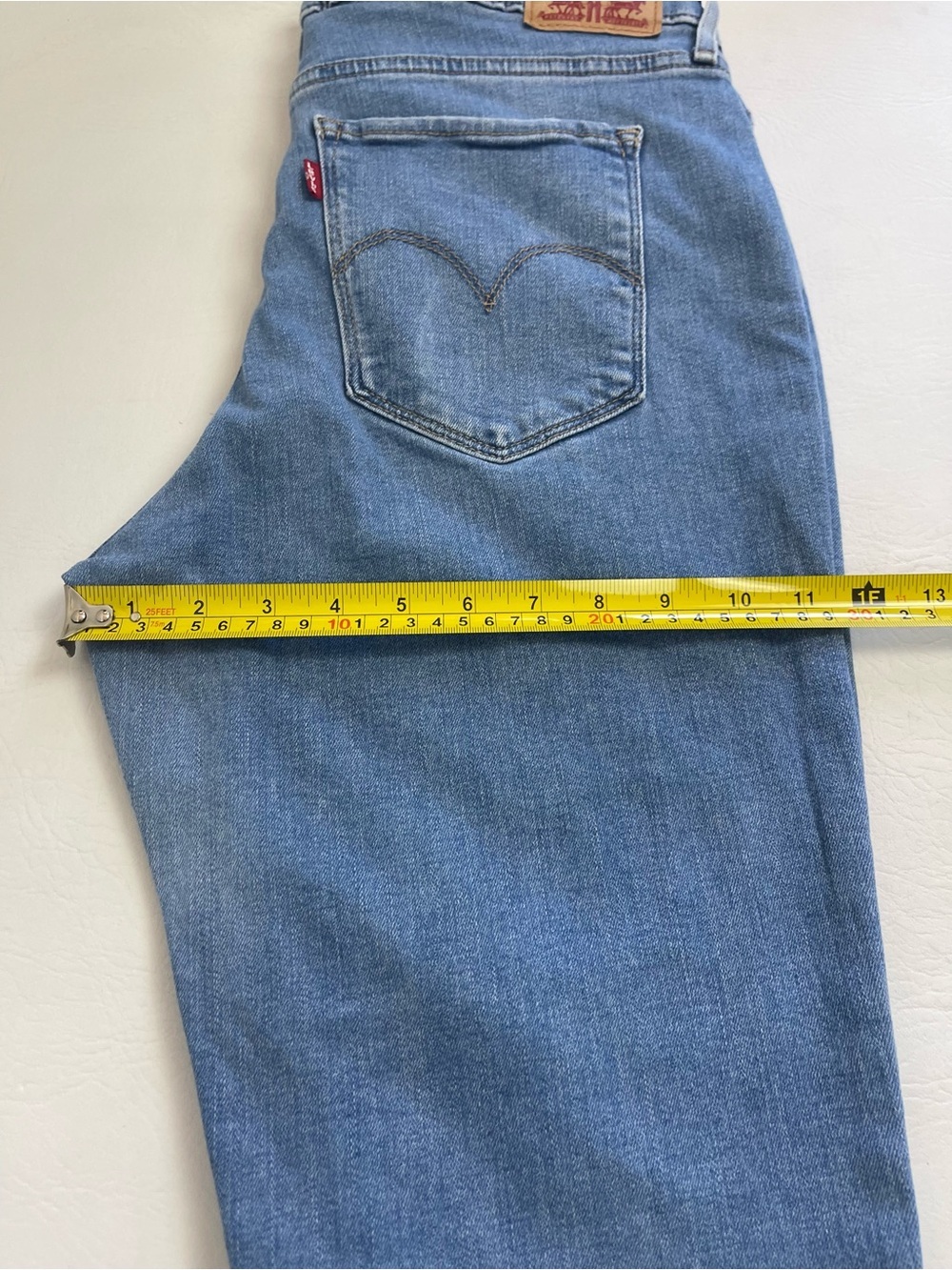 Levi’s 725 High Rise Bootcut Jeans Light Wash Stretch Women’s W32 L32 - Picture 6 of 14
